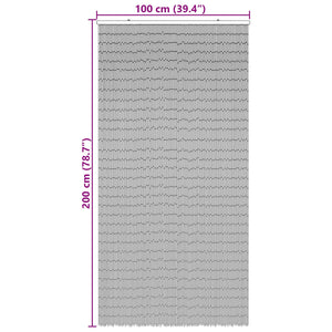 Κουρτίνα Πόρτας για Έντομα πολύχρωμο 200 x 100 cm Μπαμπού - Pakobazaar