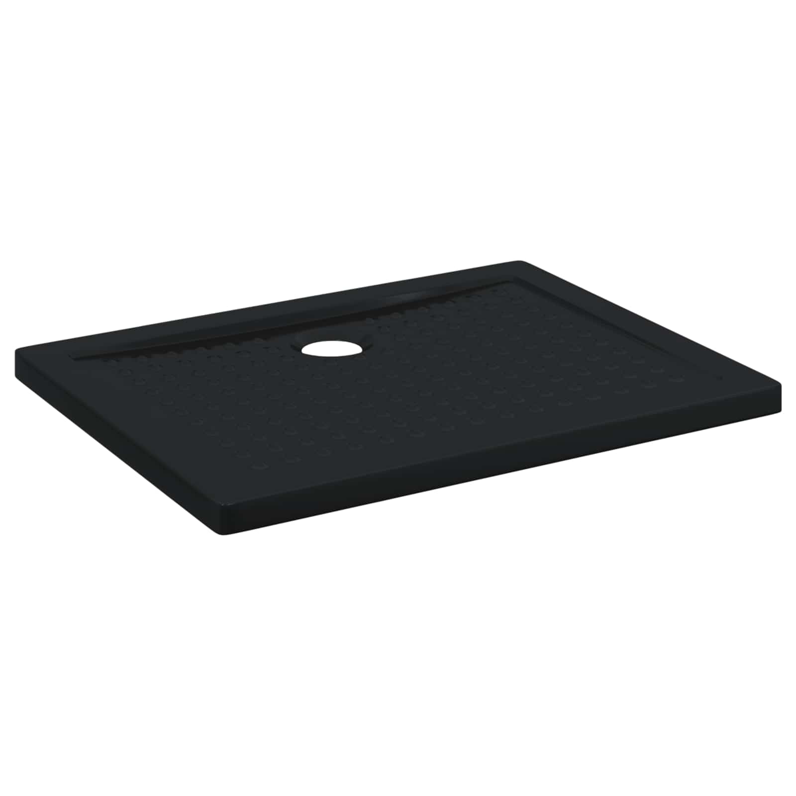 Δίσκος Βάσης Ντους με Τρύπες 90 x 70 x 4 cm ABS Μαύρο