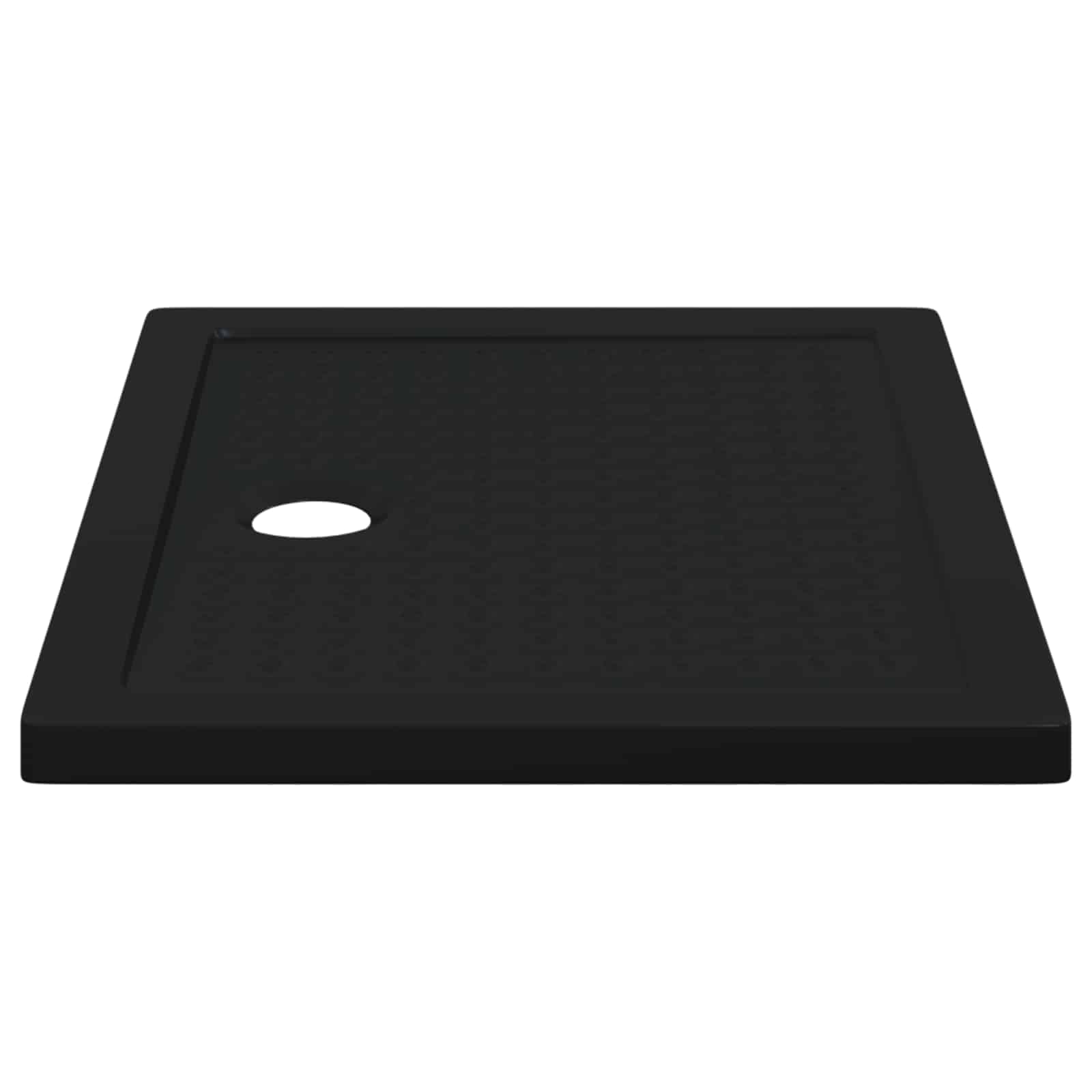 Δίσκος Βάσης Ντους με Τρύπες 90 x 70 x 4 cm ABS Μαύρο