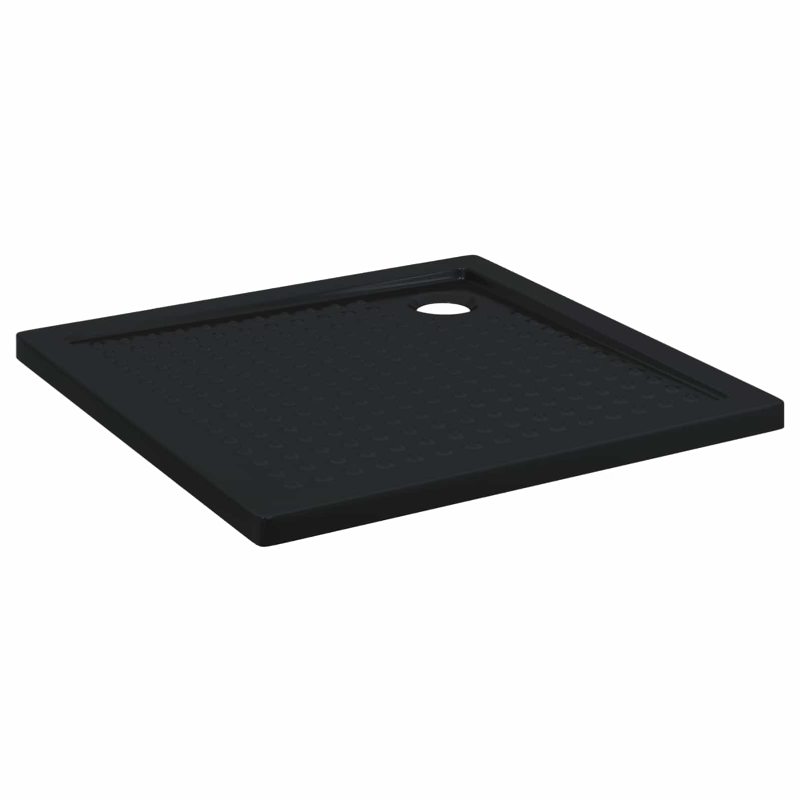 Δίσκος Βάσης Ντους με Τρύπες 90 x 90 x 4 cm ABS Μαύρο