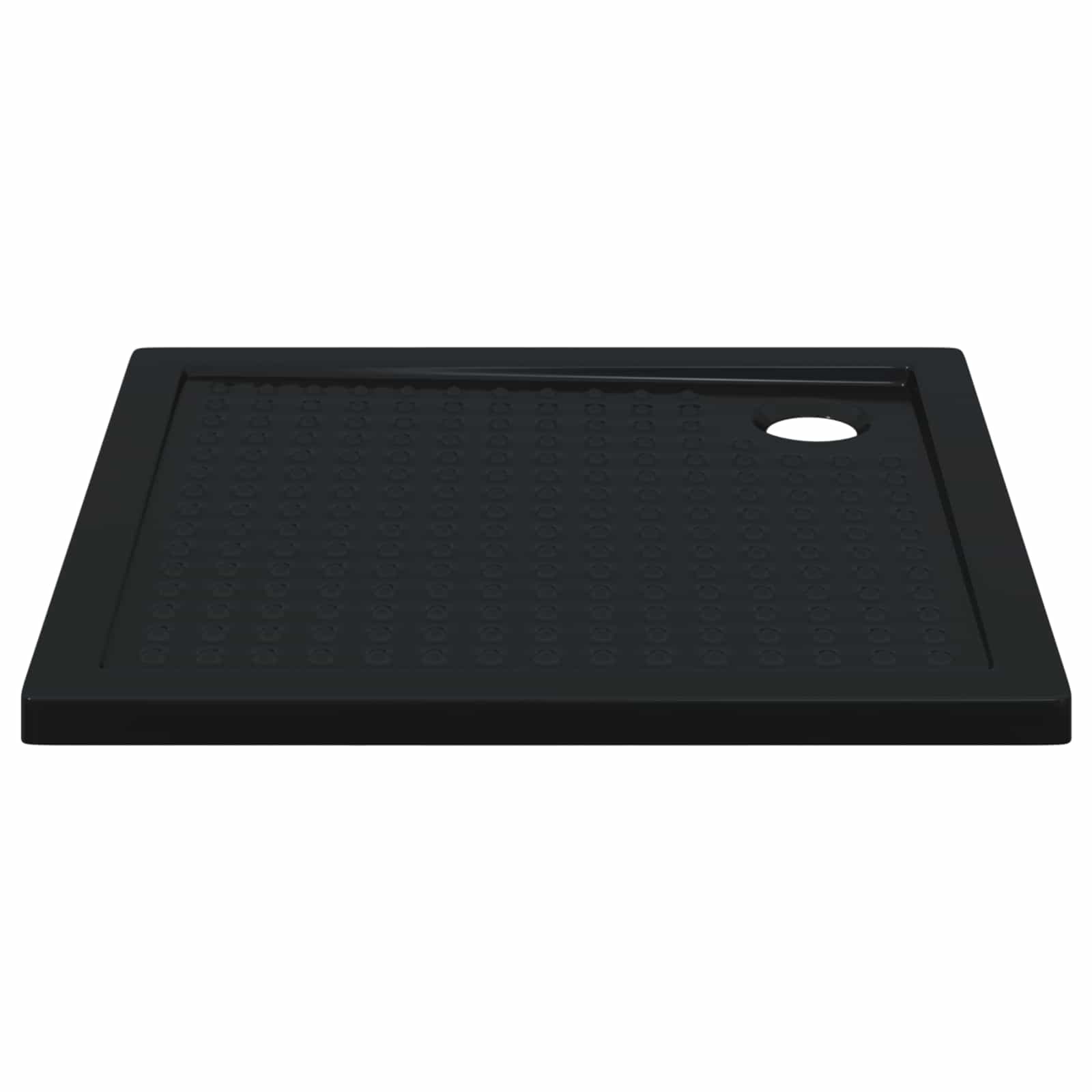 Δίσκος Βάσης Ντους με Τρύπες 90 x 90 x 4 cm ABS Μαύρο