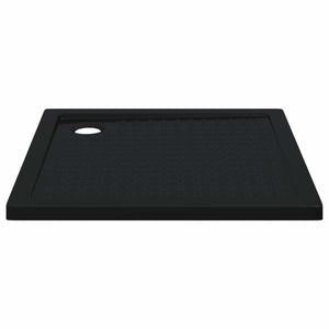 Δίσκος Βάσης Ντους με Τρύπες 90 x 90 x 4 cm ABS Μαύρο