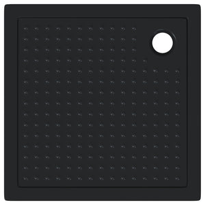 Δίσκος Βάσης Ντους με Τρύπες 90 x 90 x 4 cm ABS Μαύρο