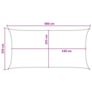 Ικανότητα Σκίασης Κόκκινο 2,5 x 6 μ HDPE - Pakobazaar