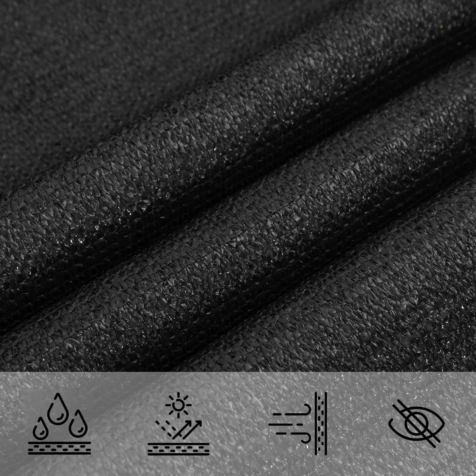 Ικανότητα Σκίασης Μαύρο 2,5 x 6 μ HDPE - Pakobazaar