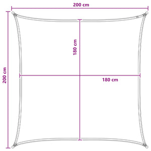 Ικανότητα Σκίασης Γκρι και Λευκό 2 x 2 m HDPE - Pakobazaar