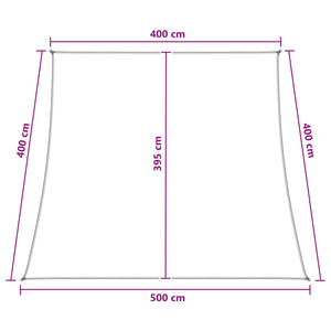 Ικανότητα Σκίασης Γκρι και Λευκό 4 / 5 x 4 m HDPE - Pakobazaar