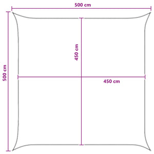 Ικανότητα Σκίασης Κίτρινο και Λευκό 5 x 5 m HDPE - Pakobazaar