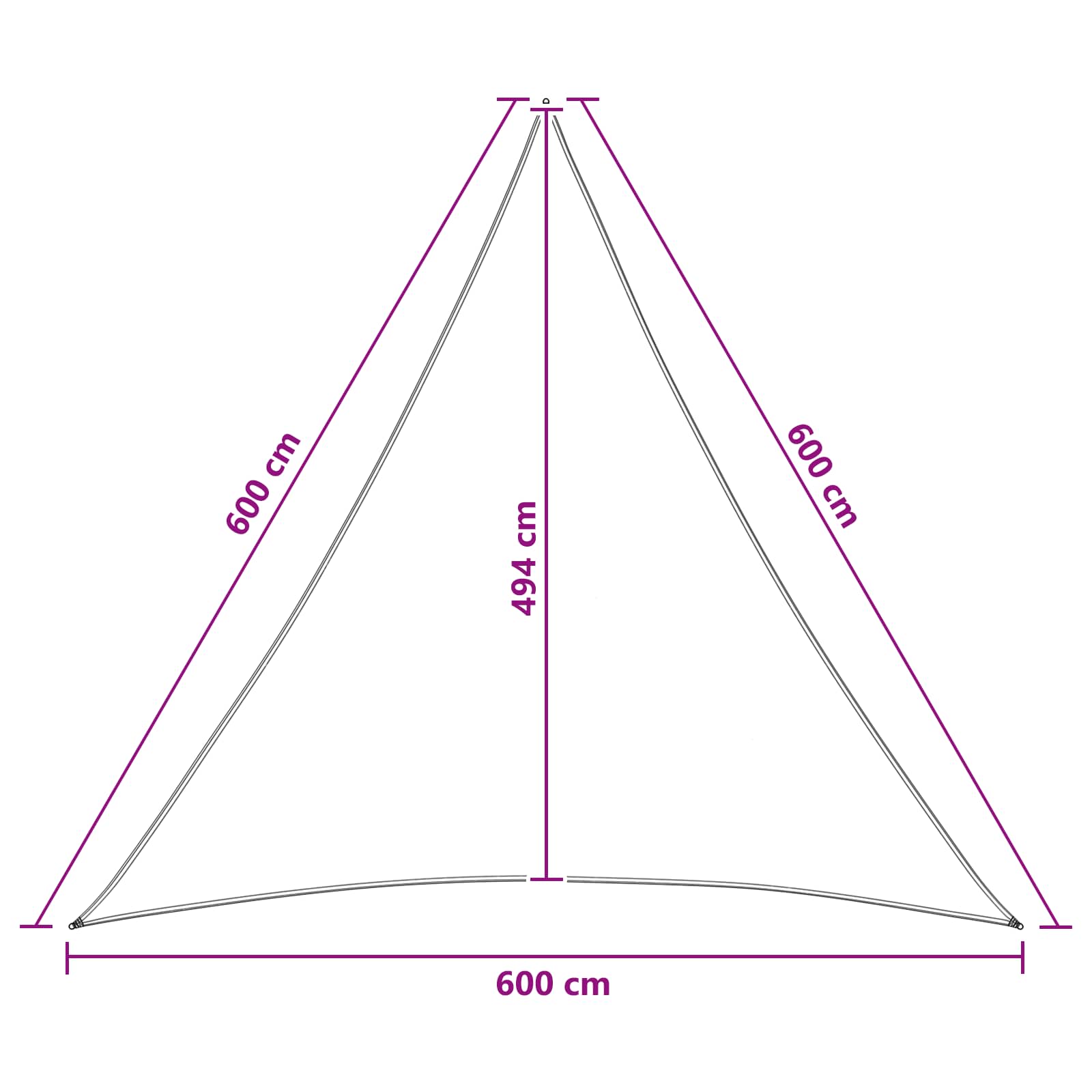Ικανότητα Σκίασης 6 x 6 x 6 m HDPE - Pakobazaar