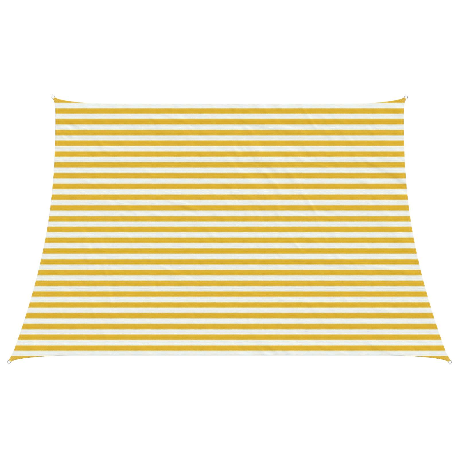 Ικανότητα Σκίασης Κίτρινο και Λευκό 3 / 4 x 3 m HDPE - Pakobazaar