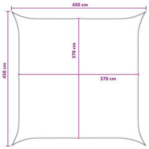 Ικανότητα Σκίασης Μπλε και άσπρο 4,5 x 4,5 m HDPE - Pakobazaar