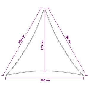 Ικανότητα Σκίασης Μπλε και άσπρο 3,6 x 3,6 x 3,6 m HDPE - Pakobazaar