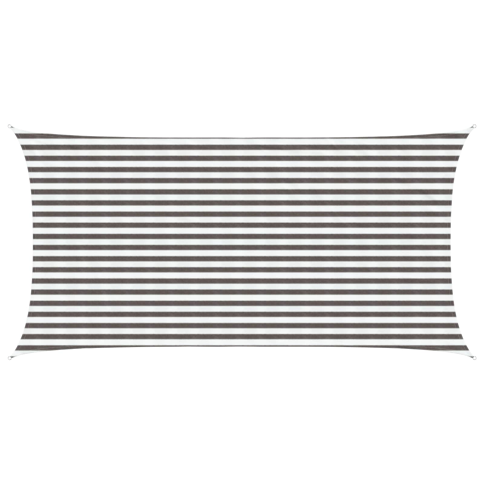 Ικανότητα Σκίασης Ανοιχτό Γκρι και Λευκό 2,5 x 4,5 m HDPE - Pakobazaar