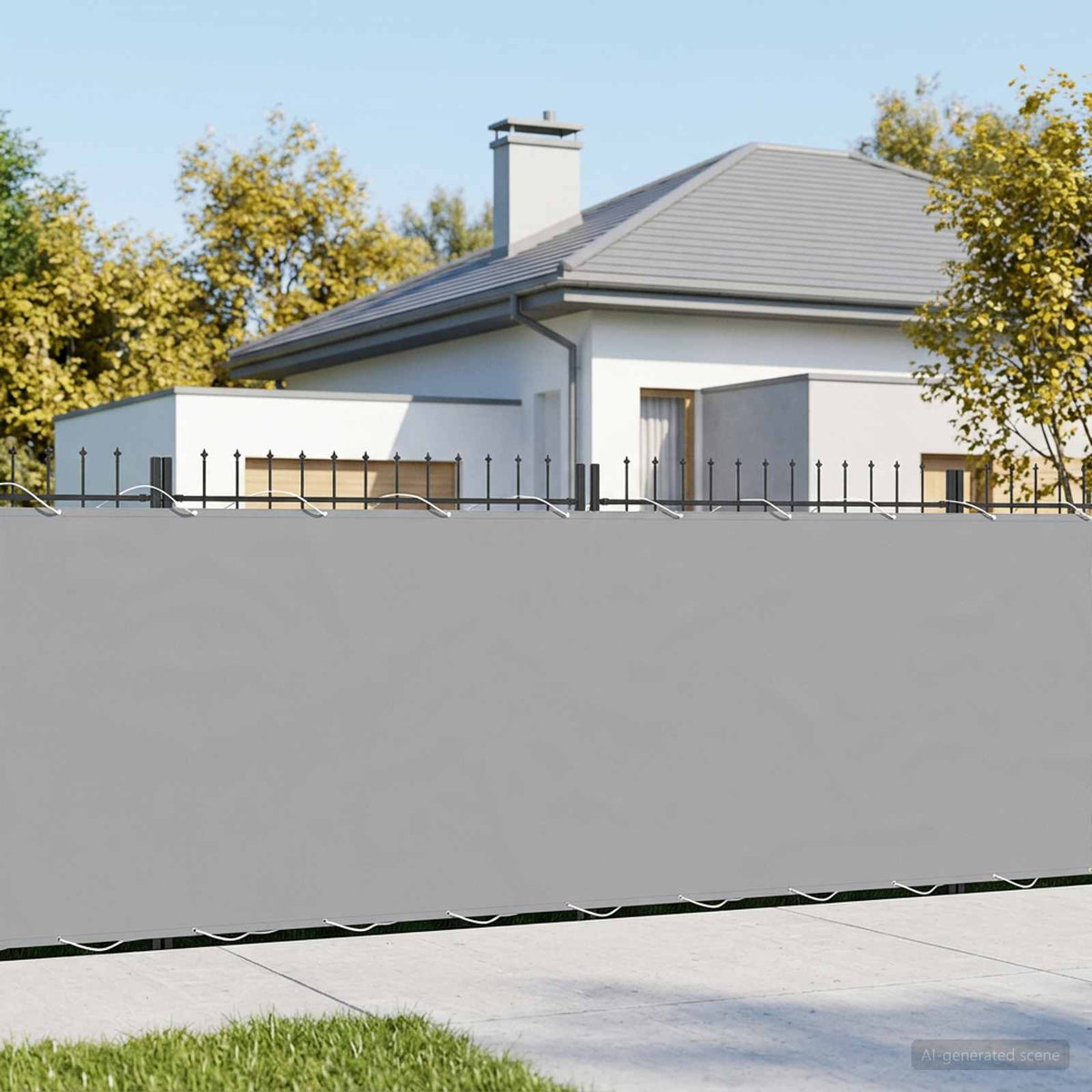 Αδιάφανο σκίαστρο μπαλκονιού 200 x 600 cm