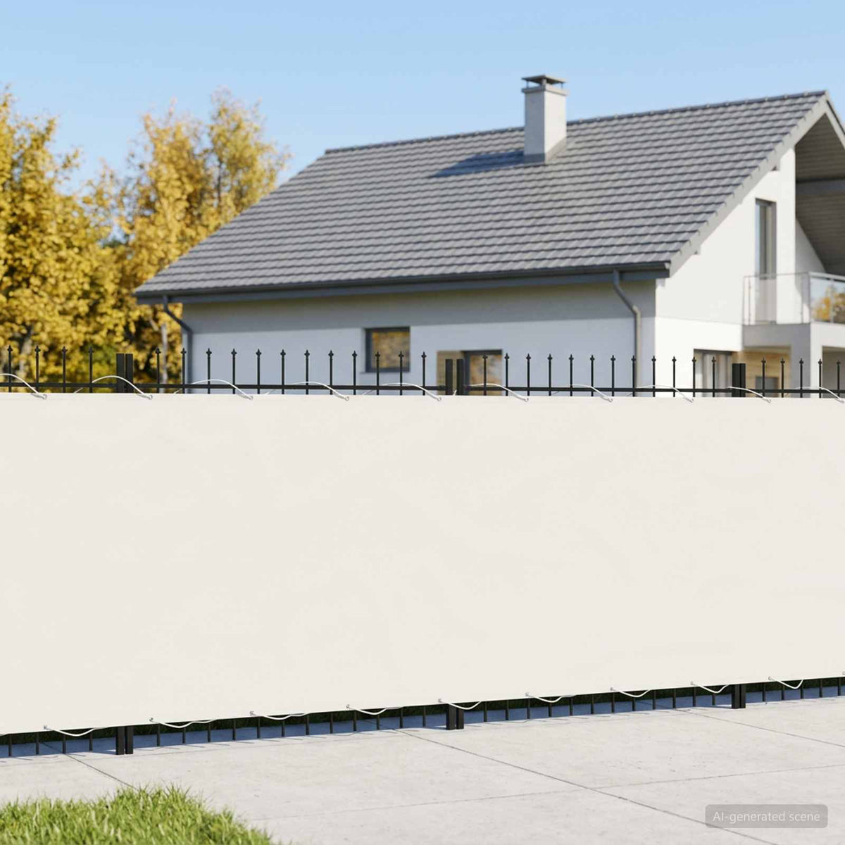 Αδιάφανο σκίαστρο μπαλκονιού 200 x 1000 cm
