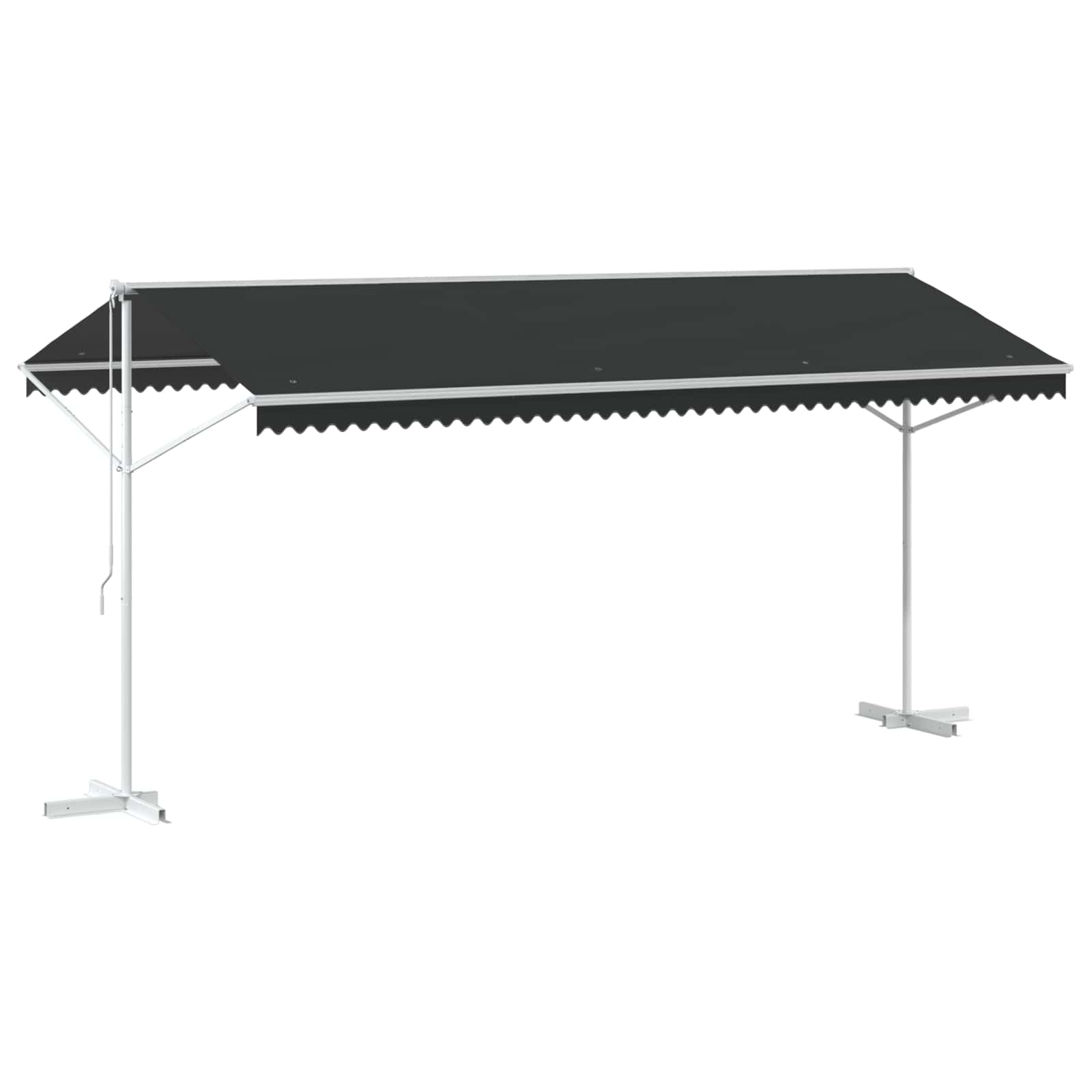 Αυτόνομη τέντα Ανθρακί 5 x 3 m Πολυεστέρας - Pakobazaar