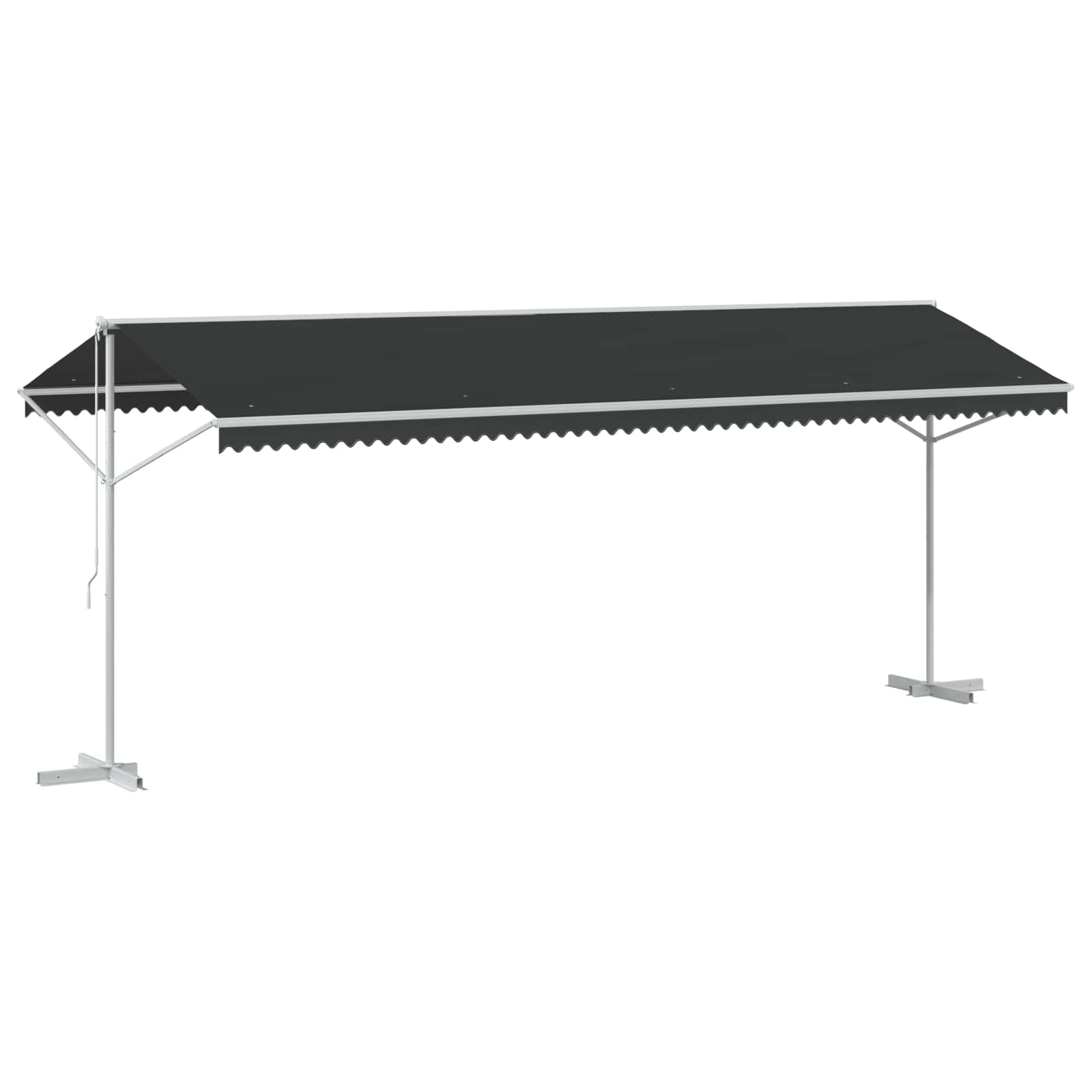Αυτόνομη τέντα Ανθρακί 6 x 3 m Πολυεστέρας - Pakobazaar