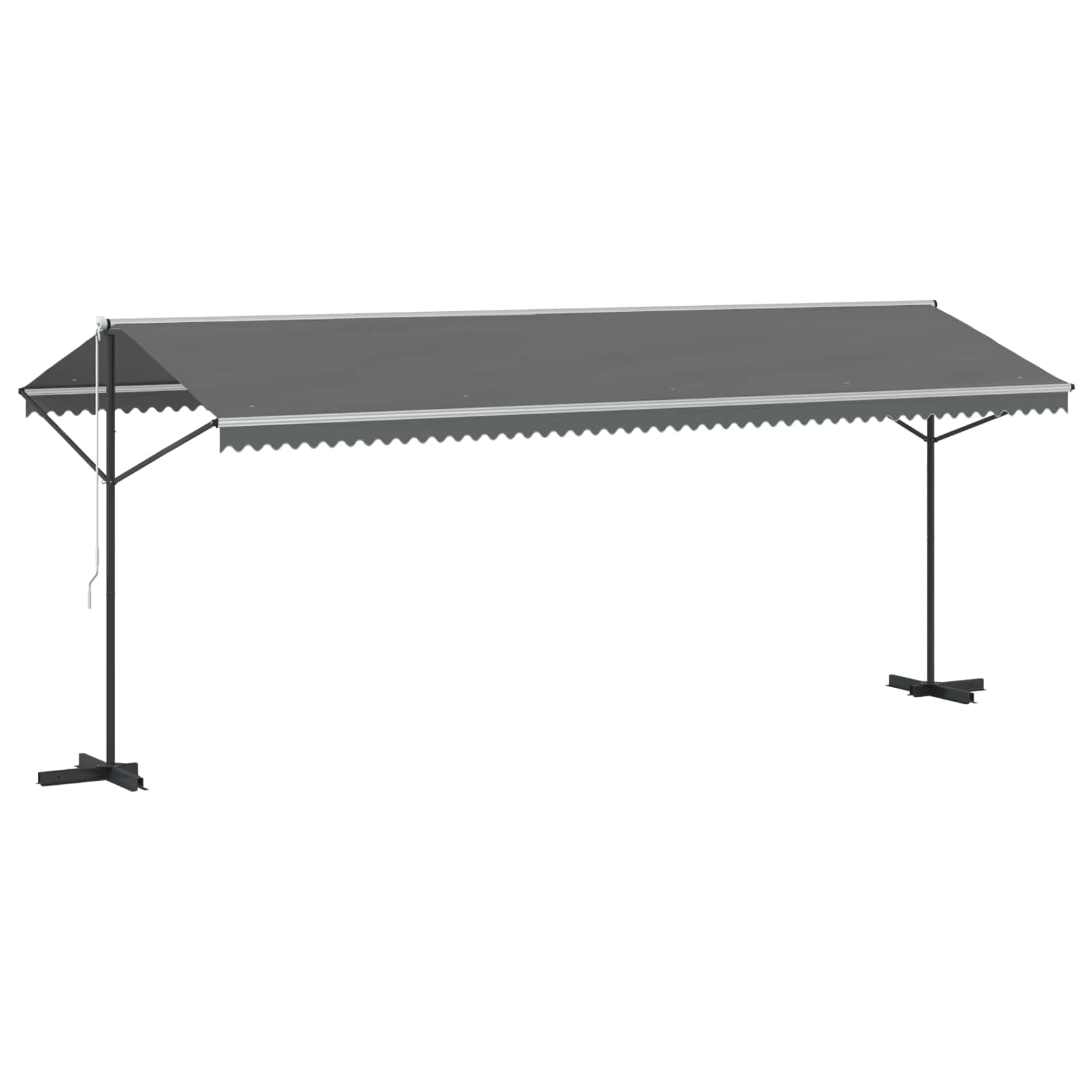 Αυτόνομη τέντα Γκρι 6 x 3 m Πολυεστέρας - Pakobazaar