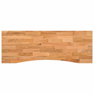 Γραφείο Λευκό και Ανοιχτό Καφέ 140 x 60 cm Στερεό Ξύλο Δρυός - Pakobazaar