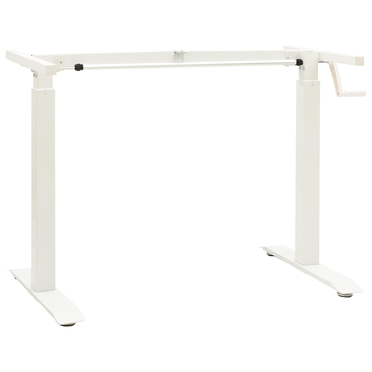 Γραφείο Λευκό και σκούρο καφέ 120 x 60 cm Στερεό Ξύλο Δρυός
