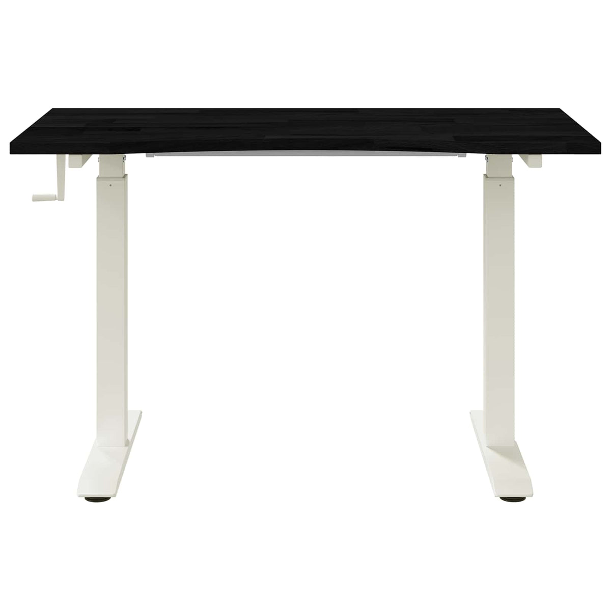 Γραφείο Λευκό και σκούρο καφέ 120 x 60 cm Στερεό Ξύλο Δρυός