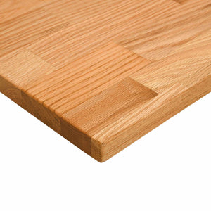 Γραφείο Μαύρο και Ανοιχτό Καφέ 140 x 60 cm Στερεό Ξύλο Δρυός - Pakobazaar