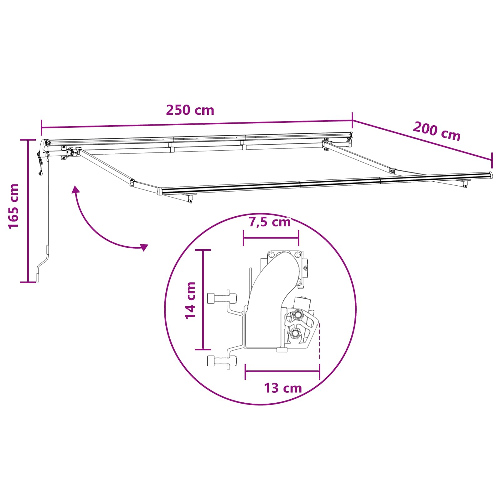 Σκηνίτσα Αναδιπλούμενη Taupe 2,5 x 2 m ύφασμα - Pakobazaar