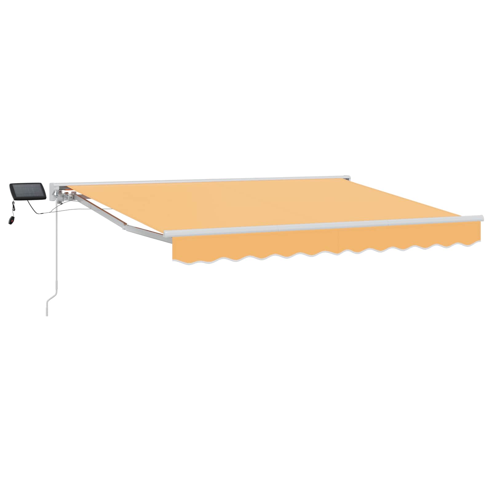 Χειροκίνητο πλαίσιο τέντας με LED Άμμος 3,5 x 2 m - Pakobazaar