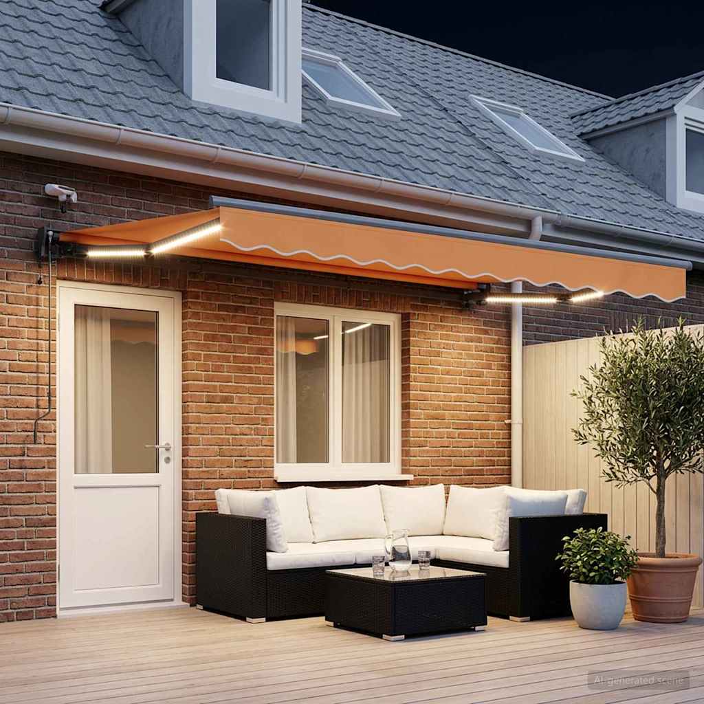Ηλεκτρικό Αναδιπλούμενο Σκίαστρο Άμμος 4 x 2 m - Pakobazaar