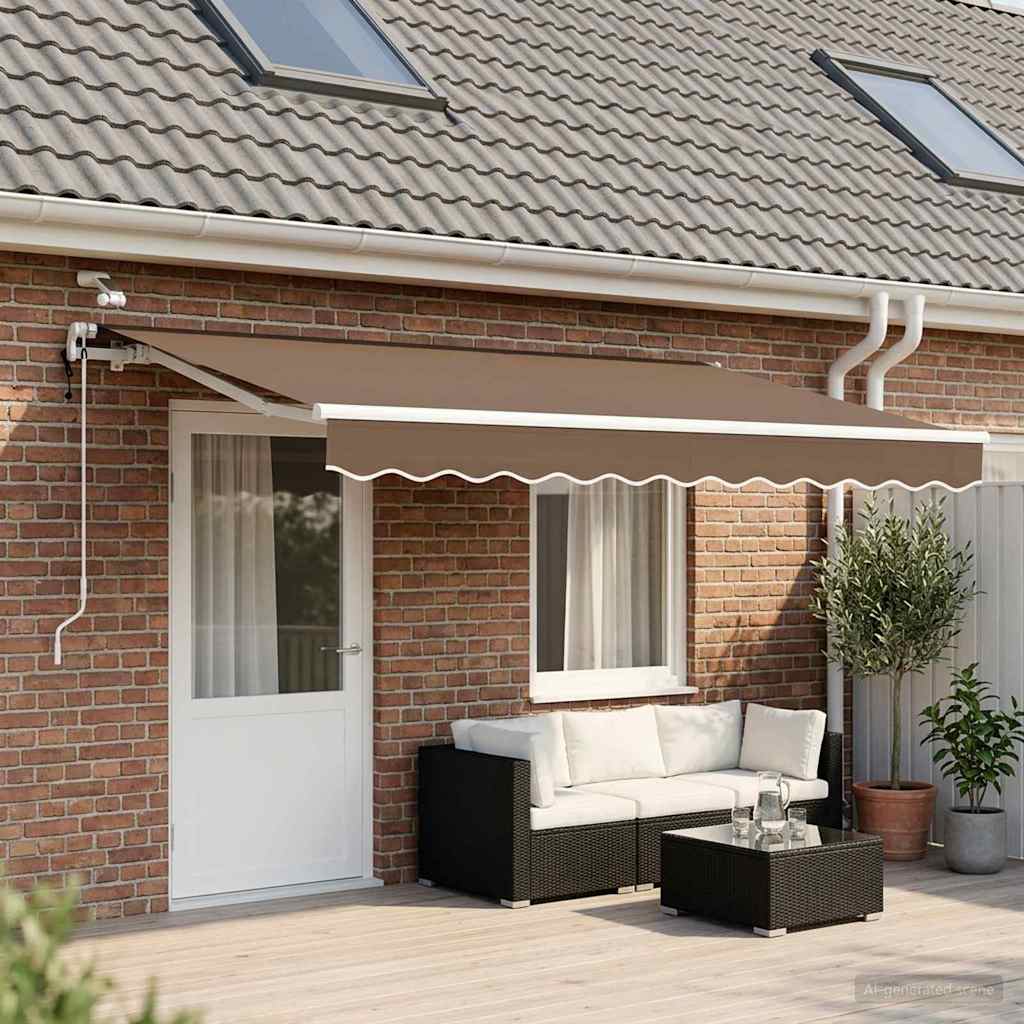 Ύφασμα Ομπρέλας Taupe 450 x 350 εκ Πολυεστέρας - Pakobazaar
