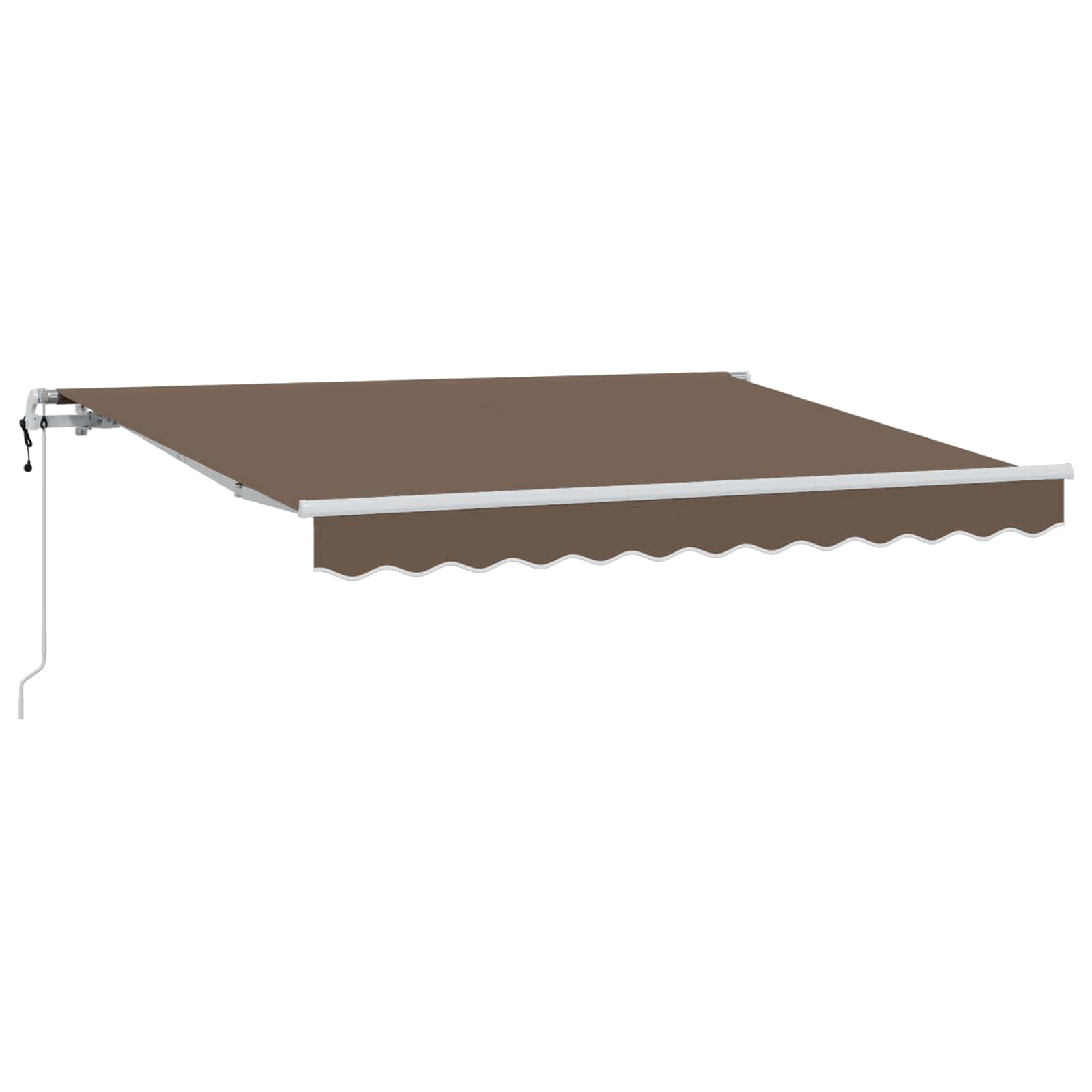 Αναδιπλούμενη τέντα Taupe 450 x 300 εκ Ύφασμα και αλουμίνιο