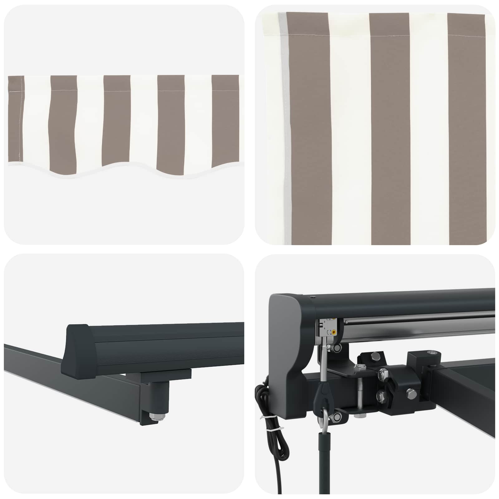 Ηλεκτρικό Αναδιπλούμενο Σκίαστρο 4,5 x 3 μ - Pakobazaar