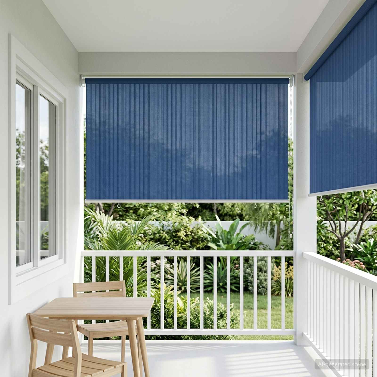 Ρολό Εξωτερικού Χώρου 90% Φραγμός UV Μπλε 140 x 140 cm HDPE - Pakobazaar