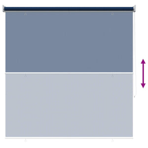 Ρολό Εξωτερικού Χώρου 90% Φραγμός UV Μπλε 140 x 140 cm HDPE - Pakobazaar