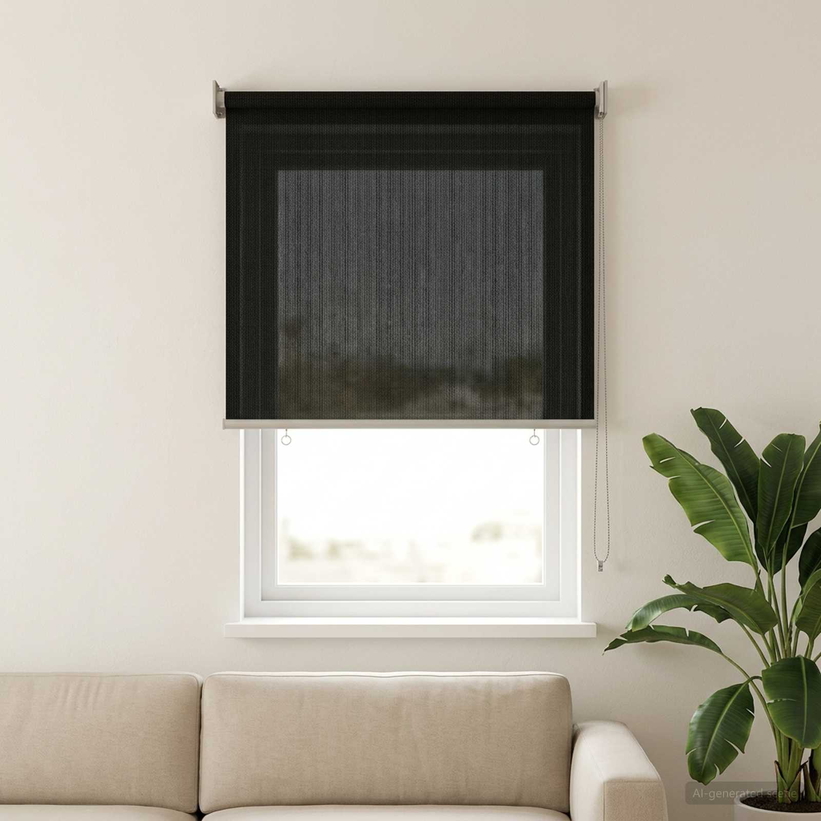 Ρολό Εξωτερικού Χώρου 90% Φραγμός UV Μαύρο 80 x 140 cm HDPE - Pakobazaar