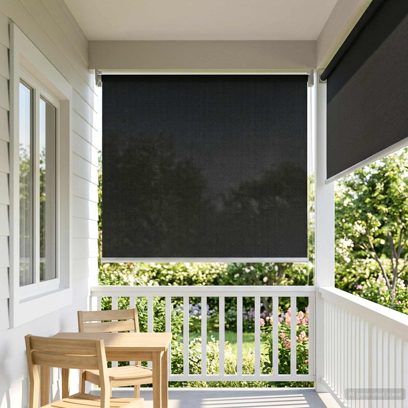 Ρολό Εξωτερικού Χώρου 90% Φραγμός UV Μαύρο 80 x 140 cm HDPE - Pakobazaar