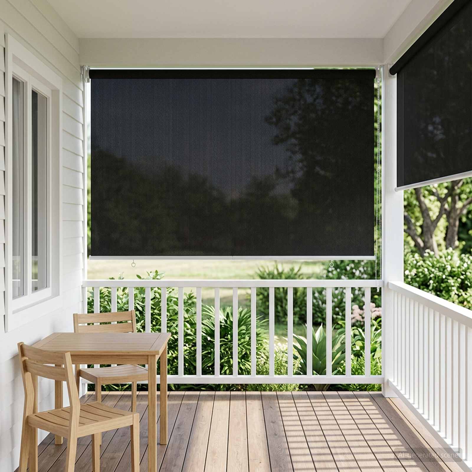 Ρολό Εξωτερικού Χώρου 90% Φραγμός UV Μαύρο 140 x 140 cm HDPE - Pakobazaar