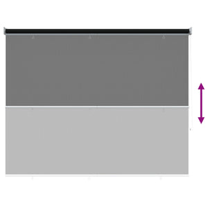 Ρολό Εξωτερικού Χώρου 90% Φραγμός UV Μαύρο 200 x 140 cm HDPE - Pakobazaar