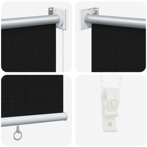 Ρολό Εξωτερικού Χώρου 90% Φραγμός UV Μαύρο 80 x 230 cm HDPE - Pakobazaar