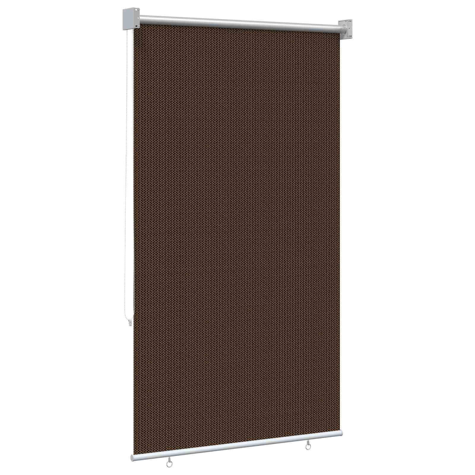 Ρολό Εξωτερικού Χώρου 90% Φραγμός UV Καφέ 80 x 140 cm HDPE - Pakobazaar