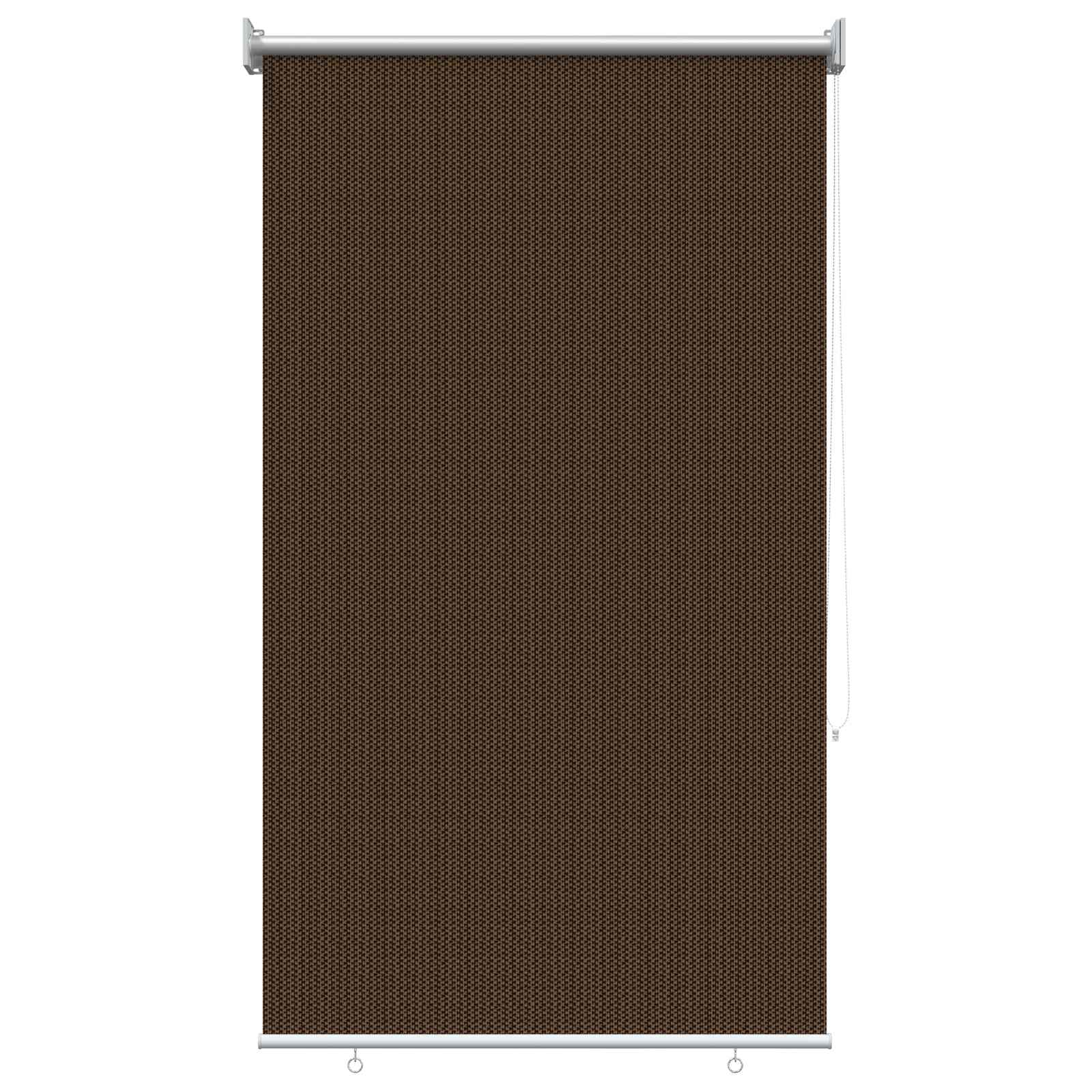 Ρολό Εξωτερικού Χώρου 90% Φραγμός UV Καφέ 80 x 140 cm HDPE - Pakobazaar