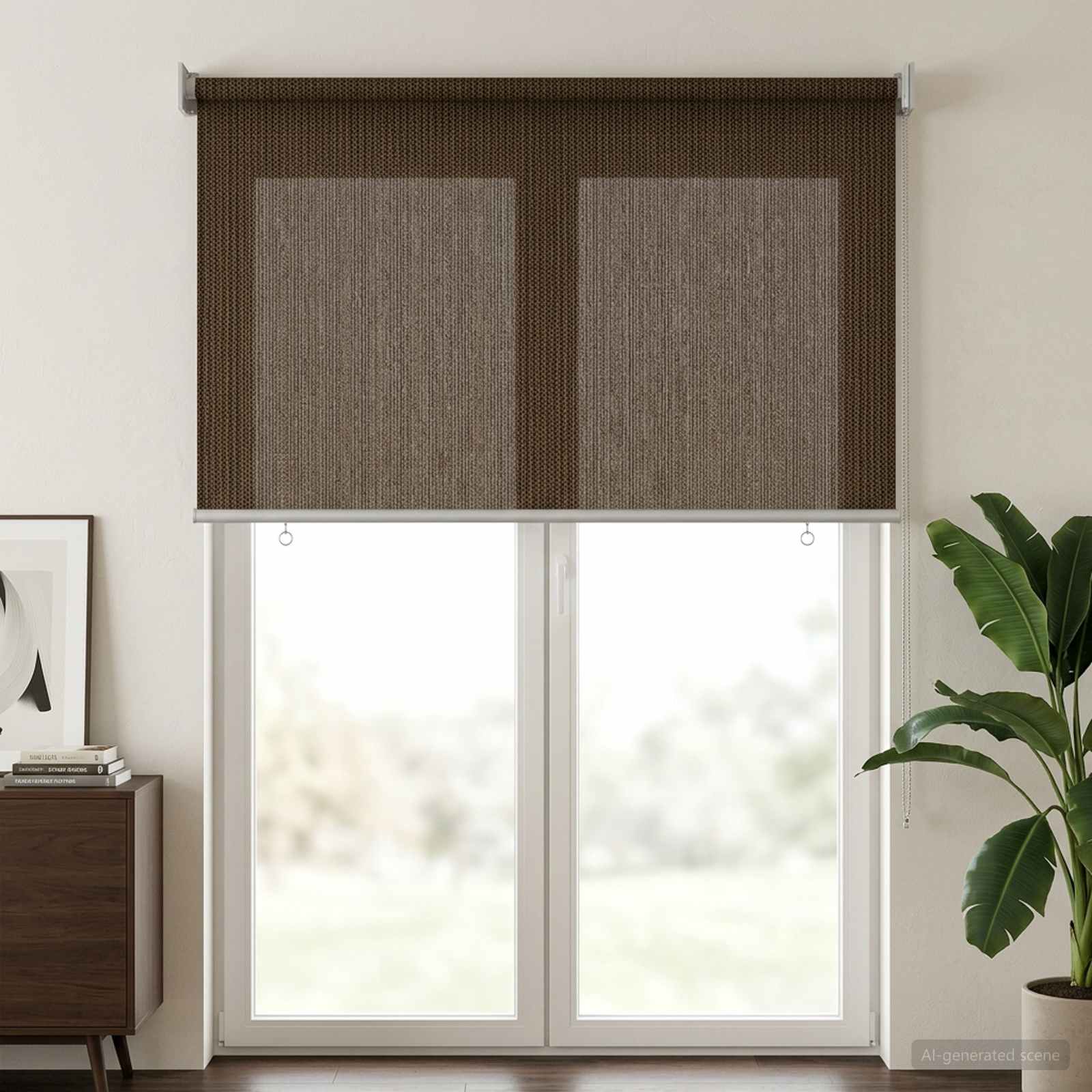 Ρολό Εξωτερικού Χώρου 90% Φραγμός UV Καφέ 80 x 230 cm HDPE - Pakobazaar