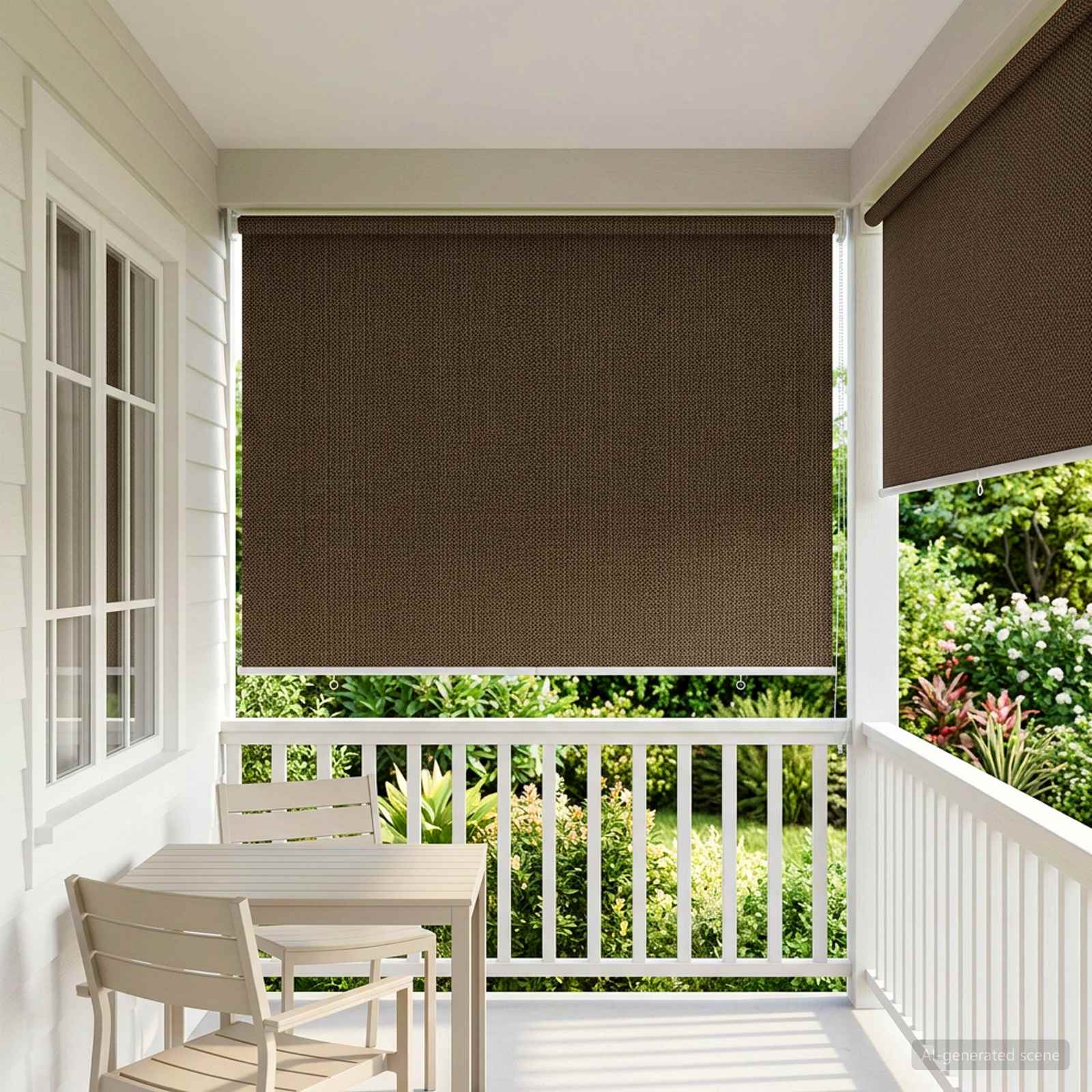 Ρολό Εξωτερικού Χώρου 90% Φραγμός UV Καφέ 80 x 230 cm HDPE - Pakobazaar