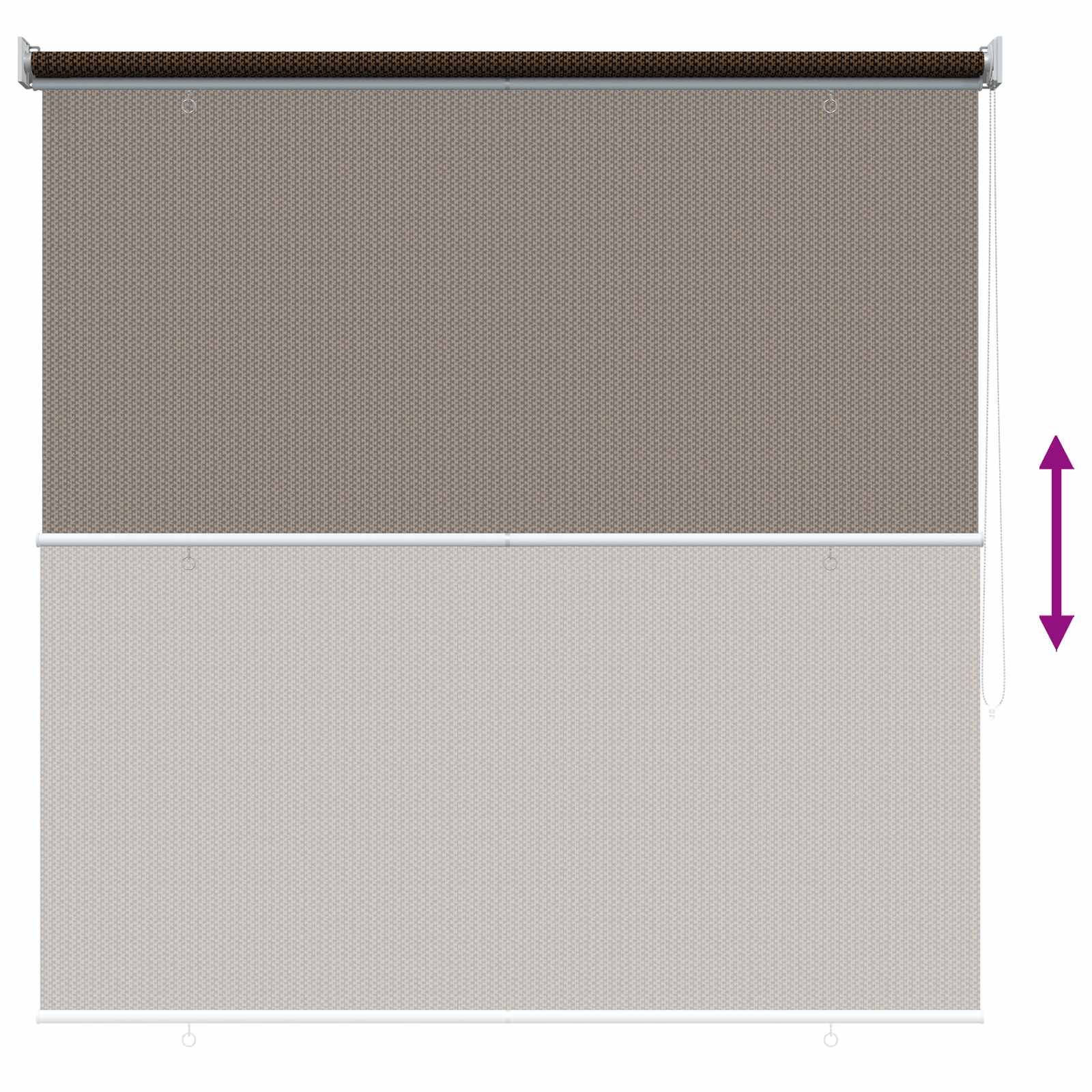 Ρολό Εξωτερικού Χώρου 90% Φραγμός UV Καφέ 120 x 230 cm HDPE - Pakobazaar