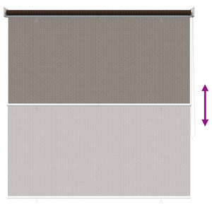 Ρολό Εξωτερικού Χώρου 90% Φραγμός UV Καφέ 120 x 230 cm HDPE - Pakobazaar