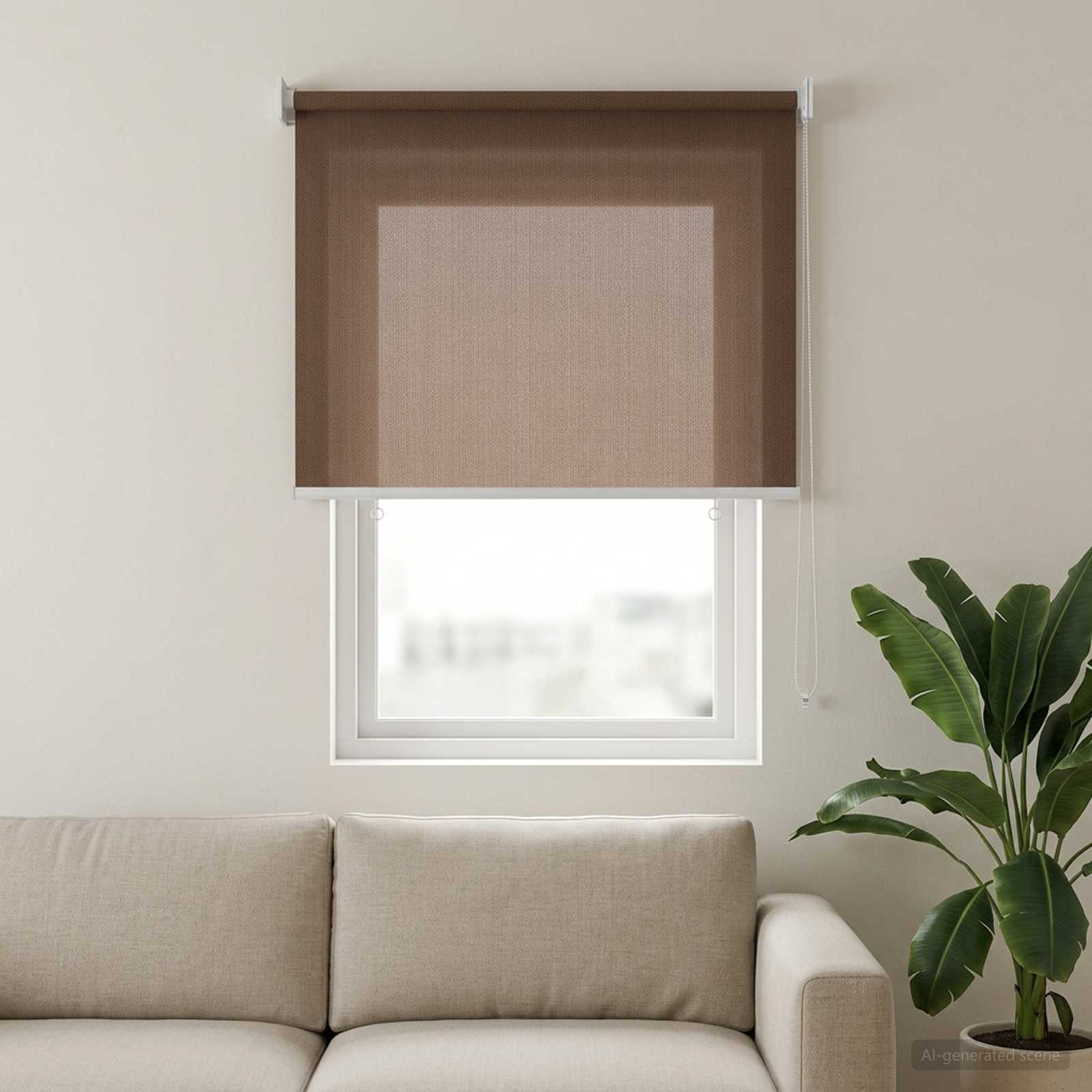 Ρολό Εξωτερικού Χώρου 90% Φραγμός UV Taupe 100 x 140 cm HDPE - Pakobazaar