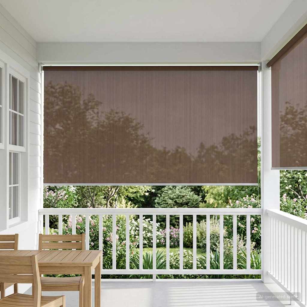 Ρολό Εξωτερικού Χώρου 90% Φραγμός UV Taupe 180 x 140 cm HDPE - Pakobazaar