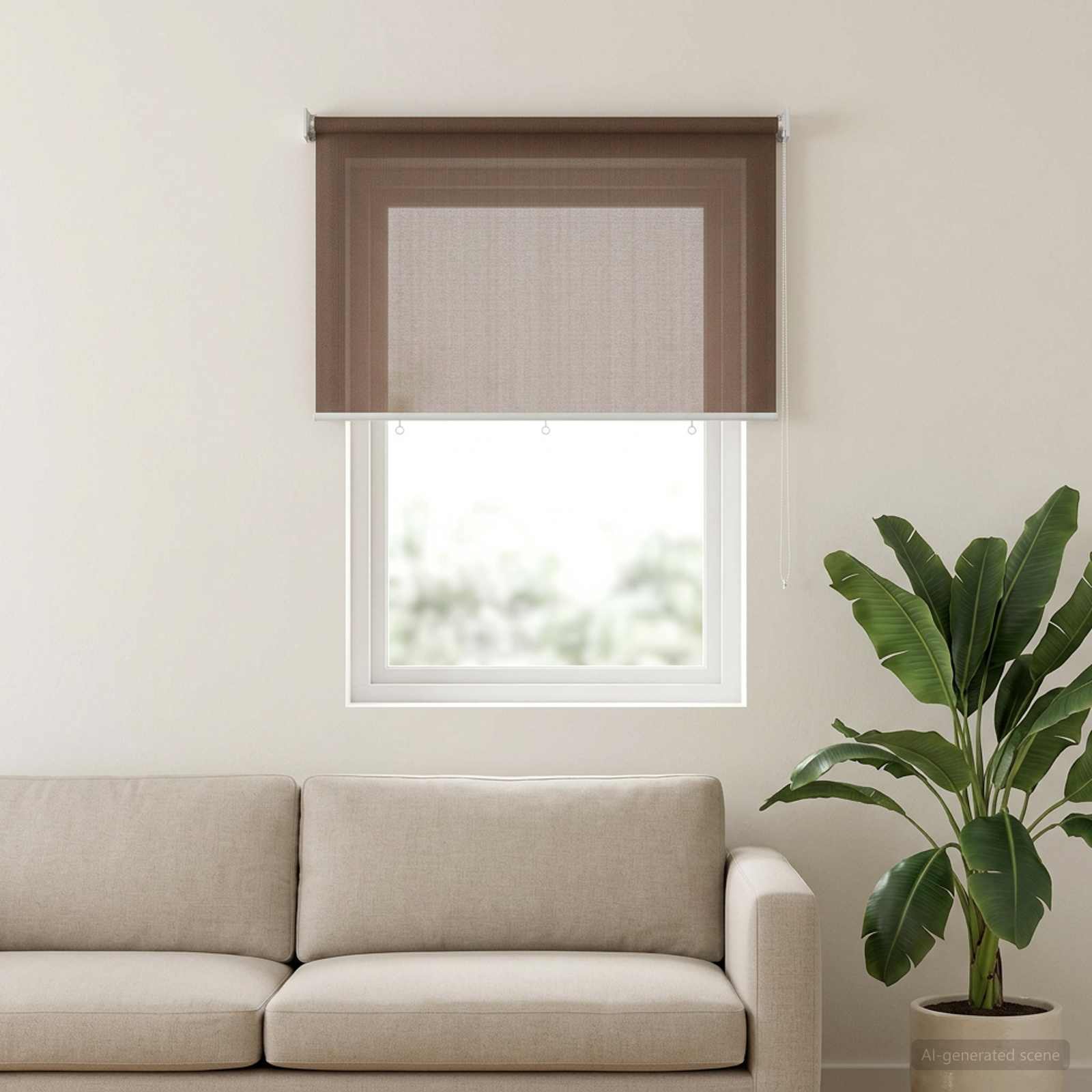 Ρολό Εξωτερικού Χώρου 90% Φραγμός UV Taupe 220 x 140 cm HDPE - Pakobazaar