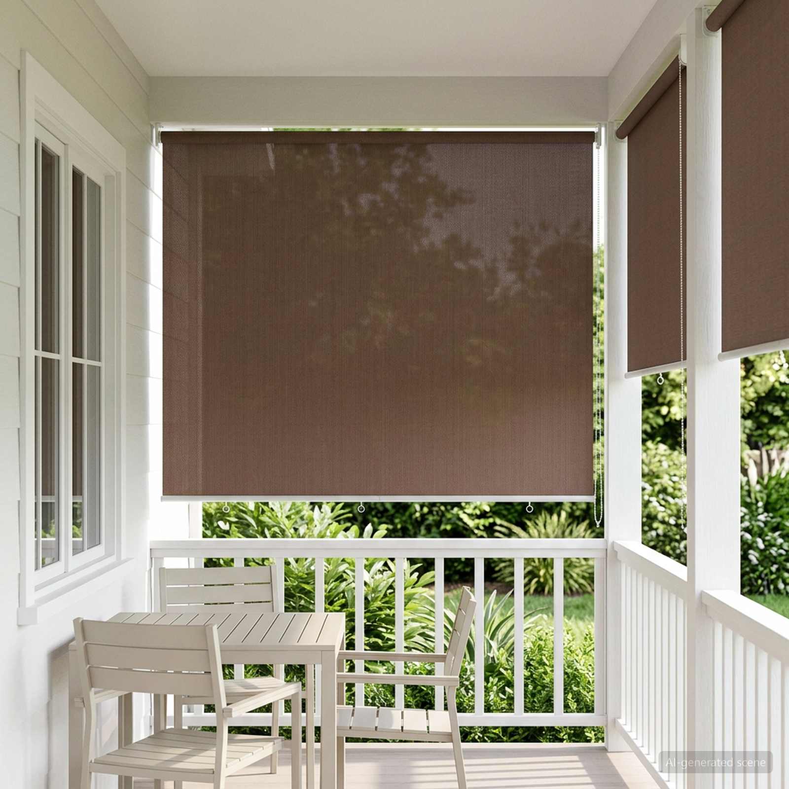 Ρολό Εξωτερικού Χώρου 90% Φραγμός UV Taupe 220 x 140 cm HDPE - Pakobazaar