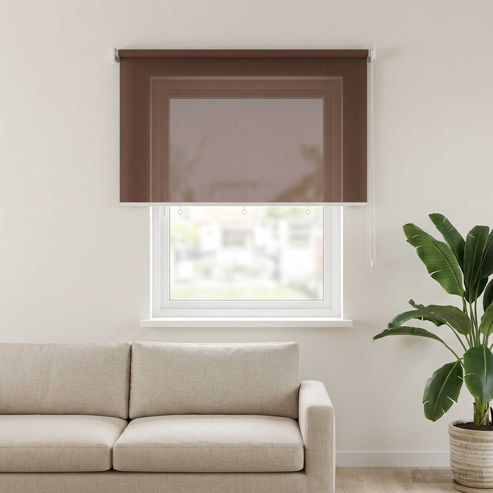 Ρολό Εξωτερικού Χώρου 90% Φραγμός UV Taupe 240 x 140 cm HDPE - Pakobazaar